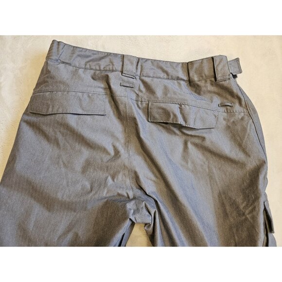 Mens The North Face Hyvent Ski Snowboard Shell Waterproof Snow Pants - Grey XL - Picture 15 of 16
